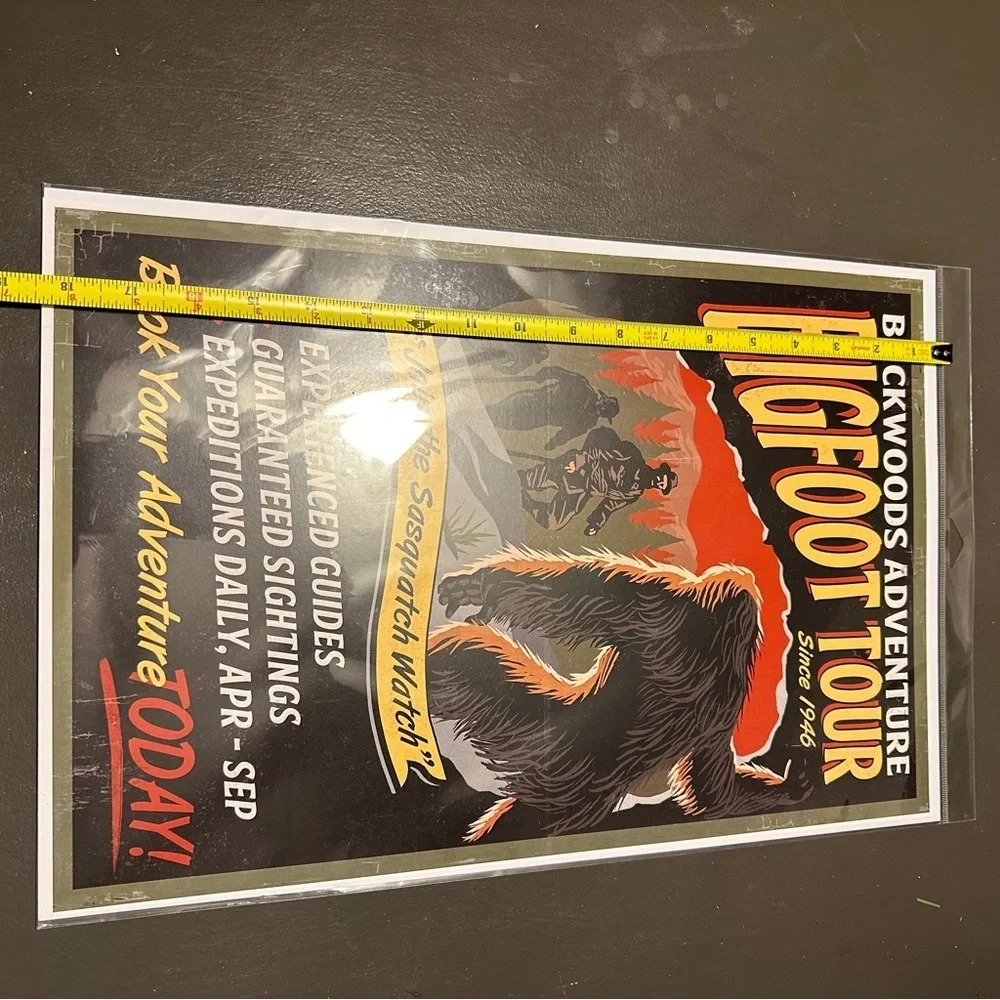 Backwoods Adventure Bigfoot‎ Tour High Quality Print 12